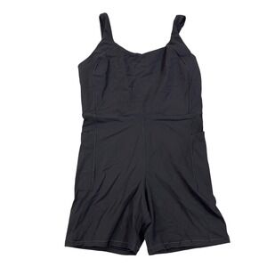 Calia Inspire Short Bodysuit Women's Large Black Activewear NWT‎ - $108 Value